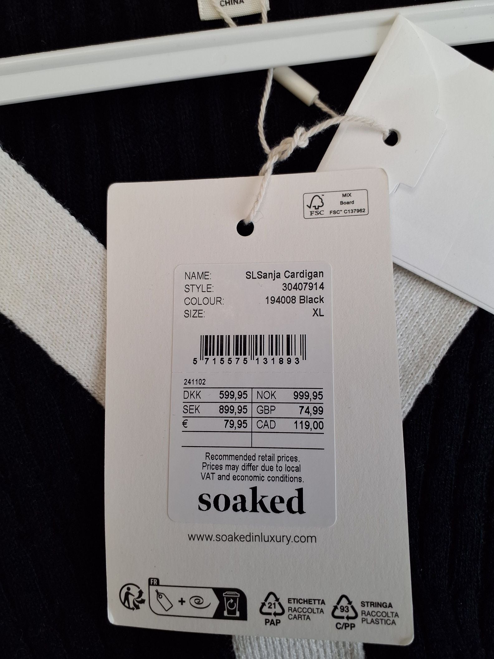 Soaked in Luxury Cardigan