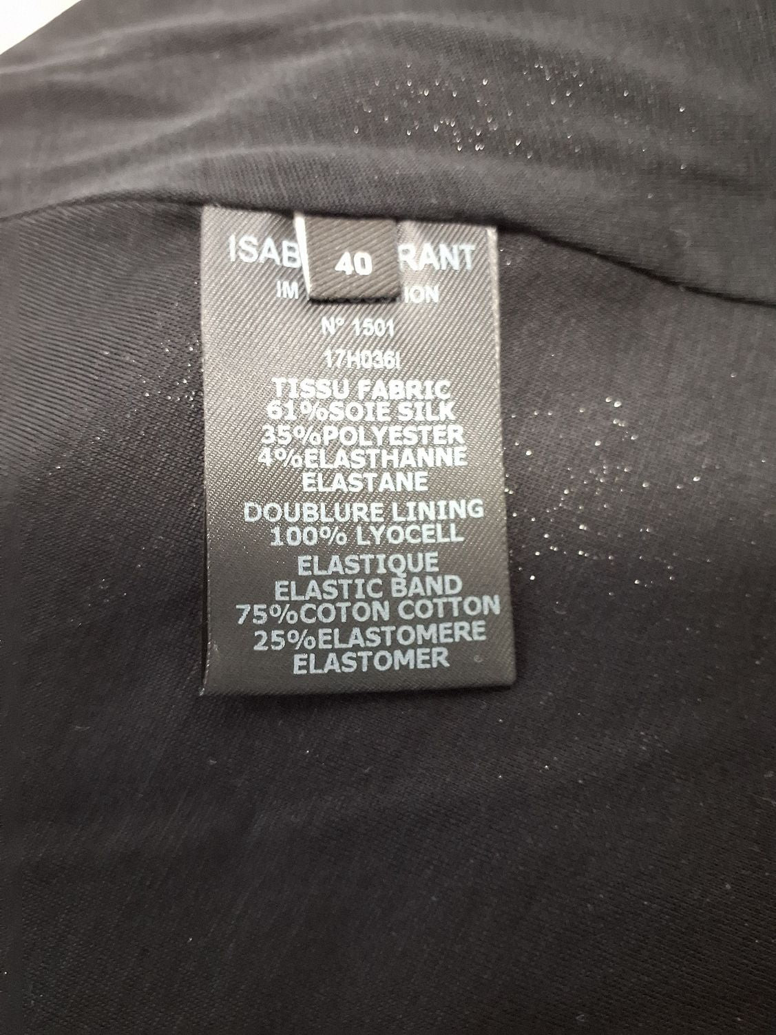 Isabel Marant Nederdel sølv/sort