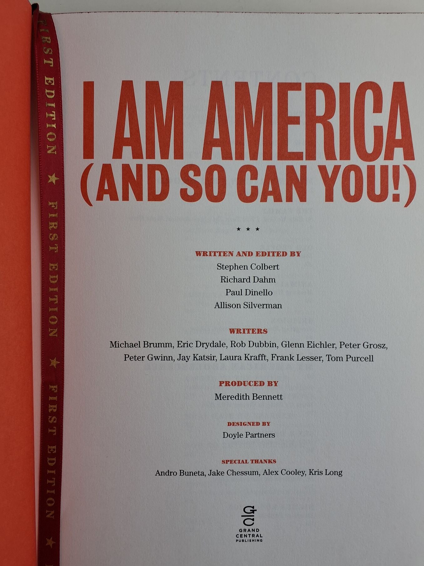 Bog: "I am America" Stephen Colbett