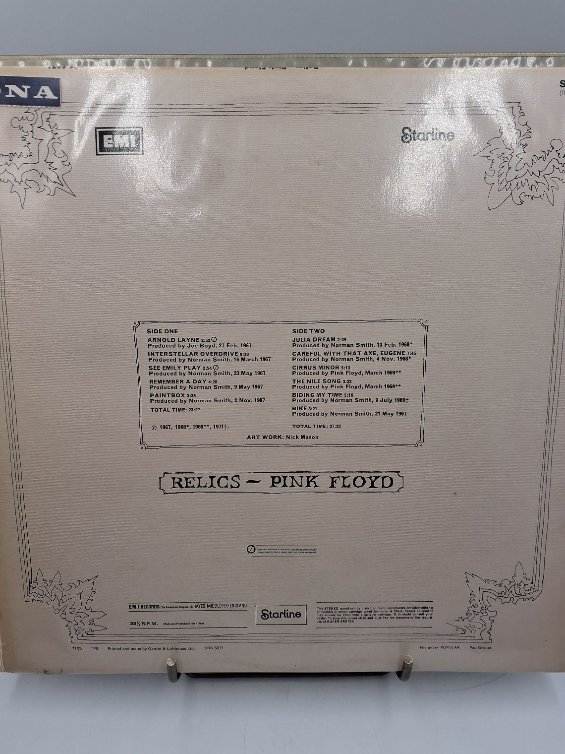 Pink Floyd Relics LP