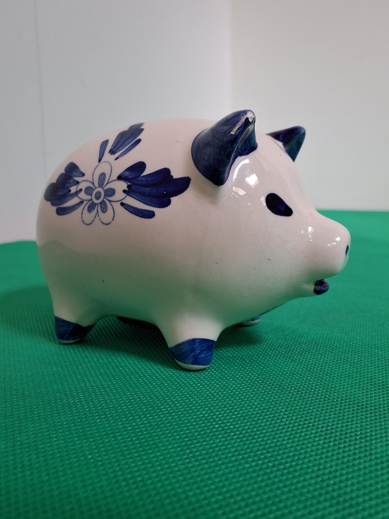 Delfts sparegris porcelæn