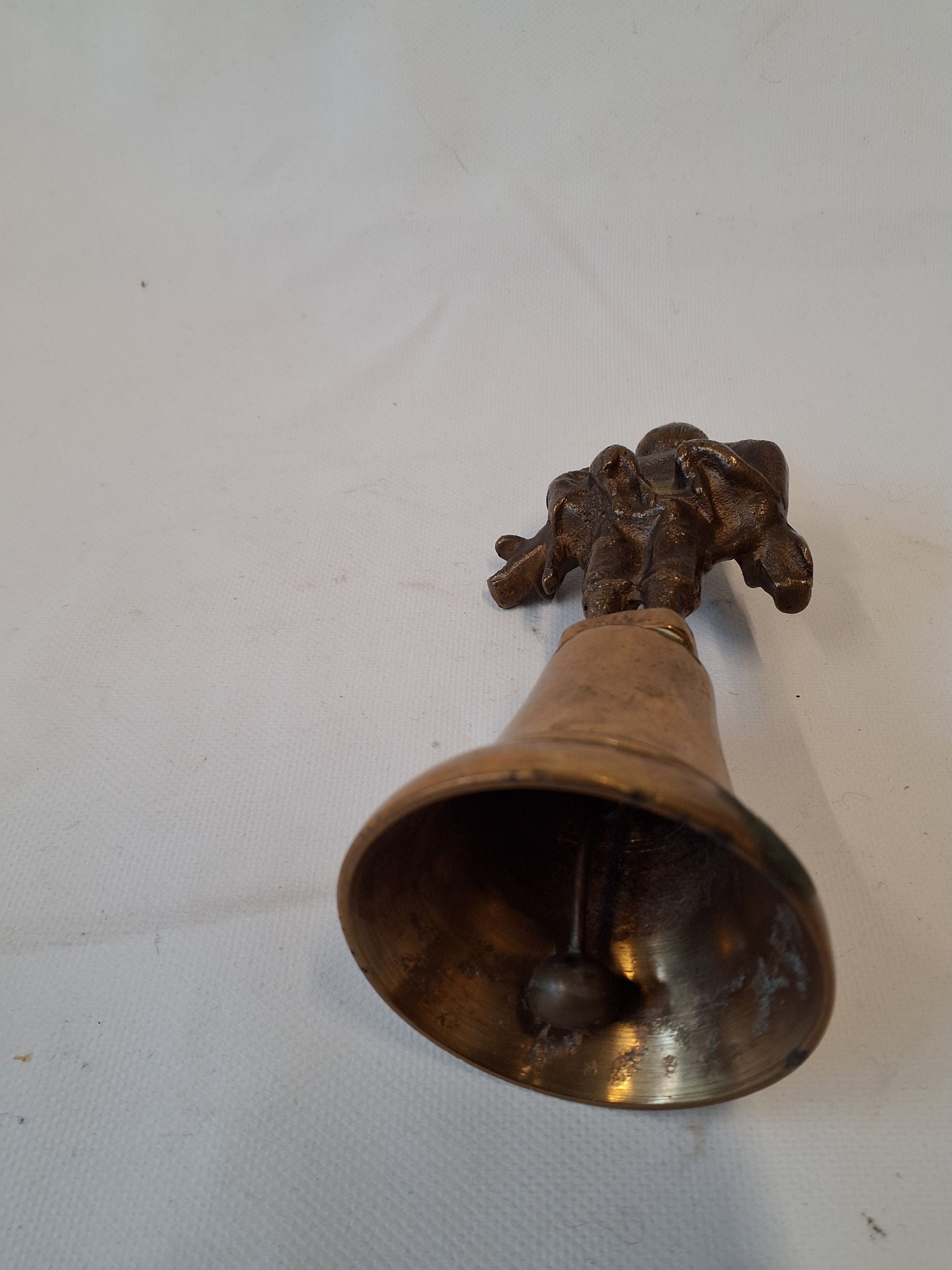 Bronze figurdreng  klokke