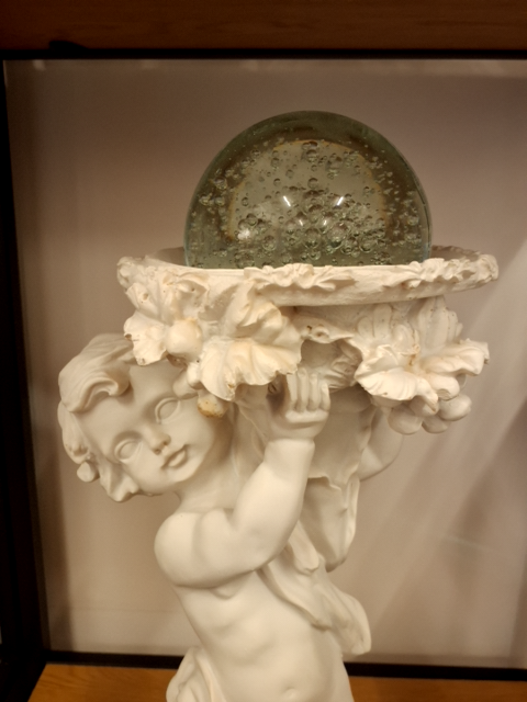 Statue med led-lys