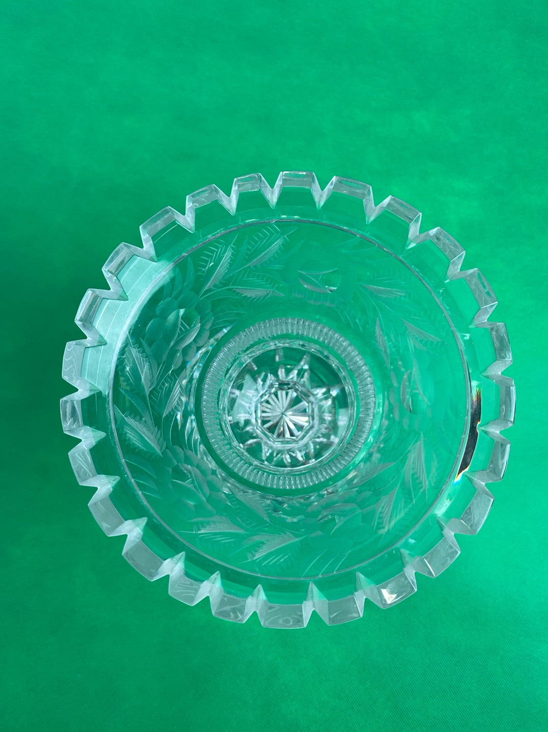 Høj Krystal Vase