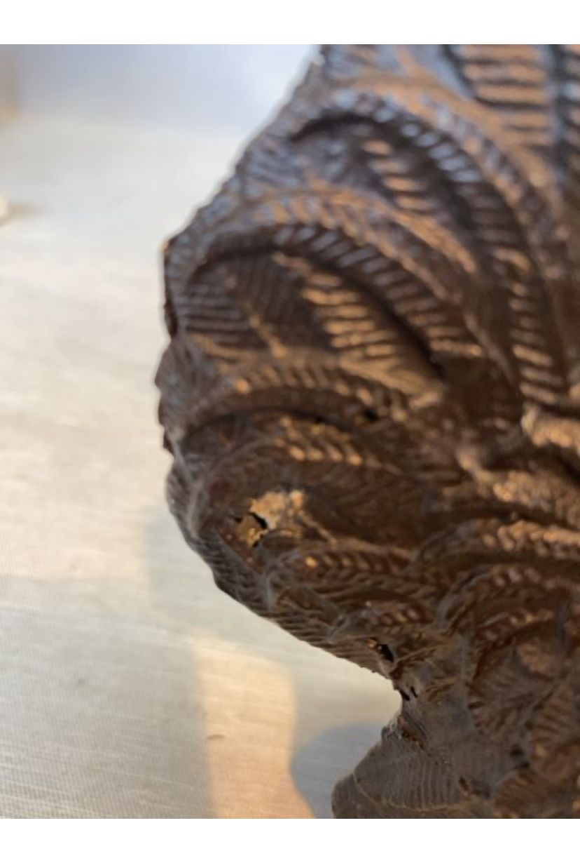 Bronze hane og høne