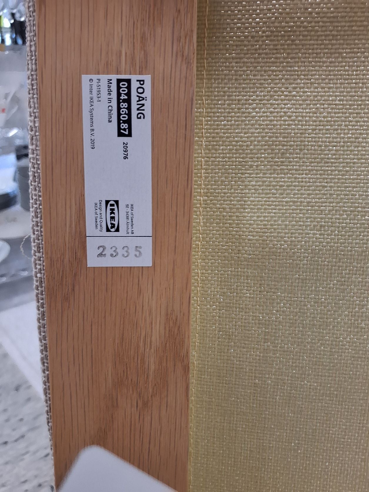 Ikea Poäng lænestol & skammel