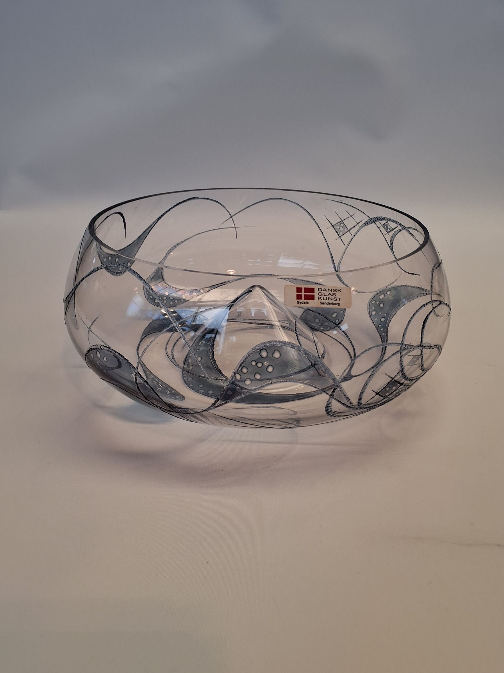Dansk Glas Kunst Glasskål