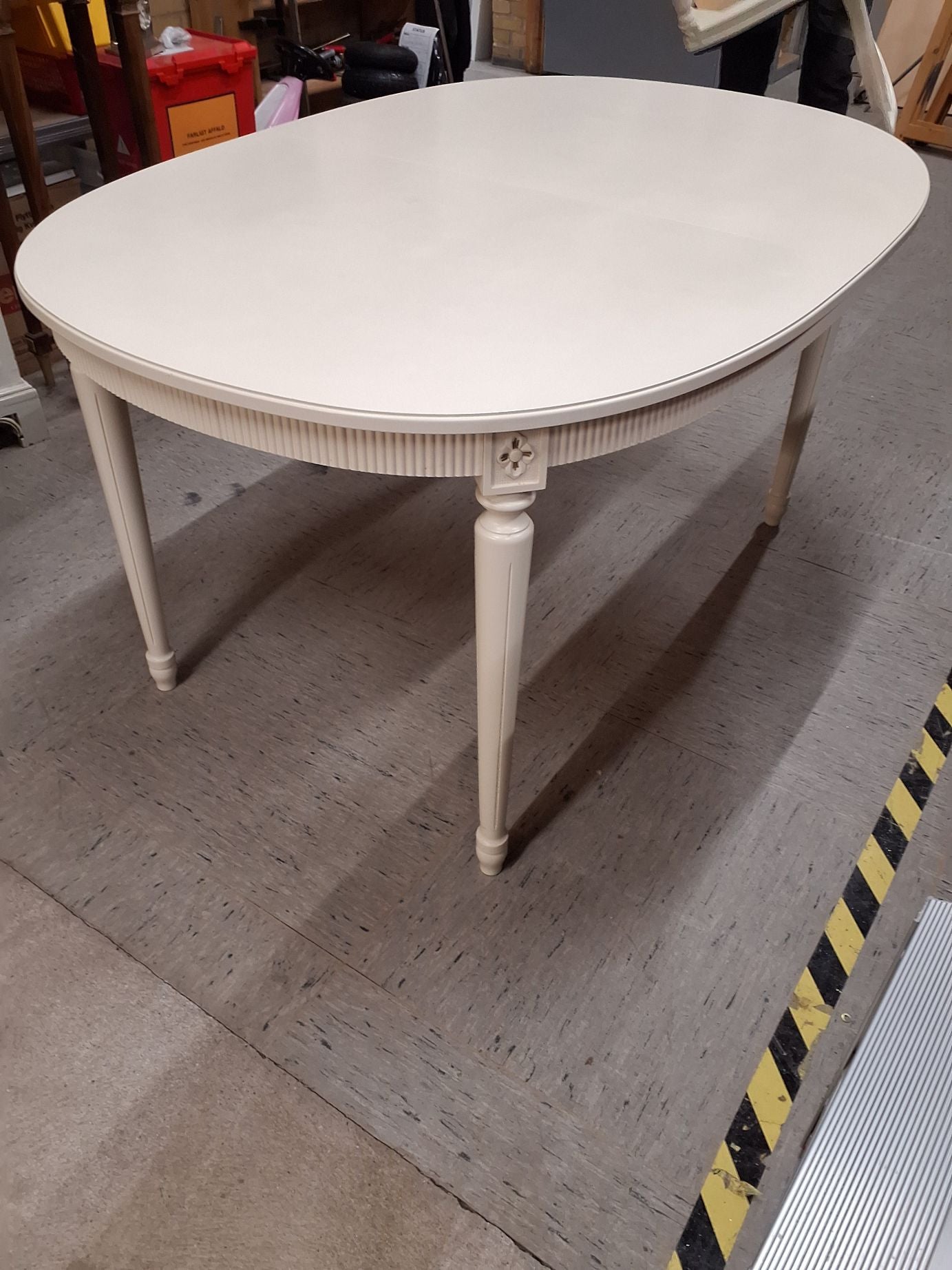 Vintage Spisebord m udtræk og stole