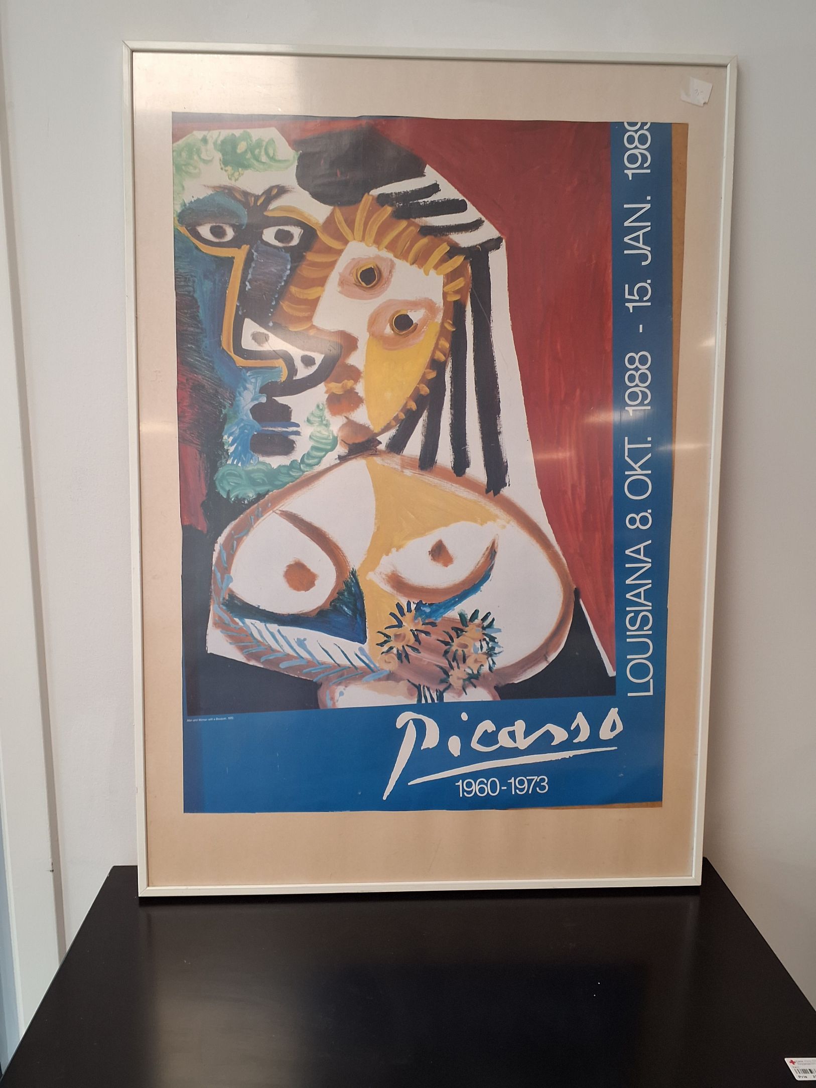 Picasso plakat i hvid ramme