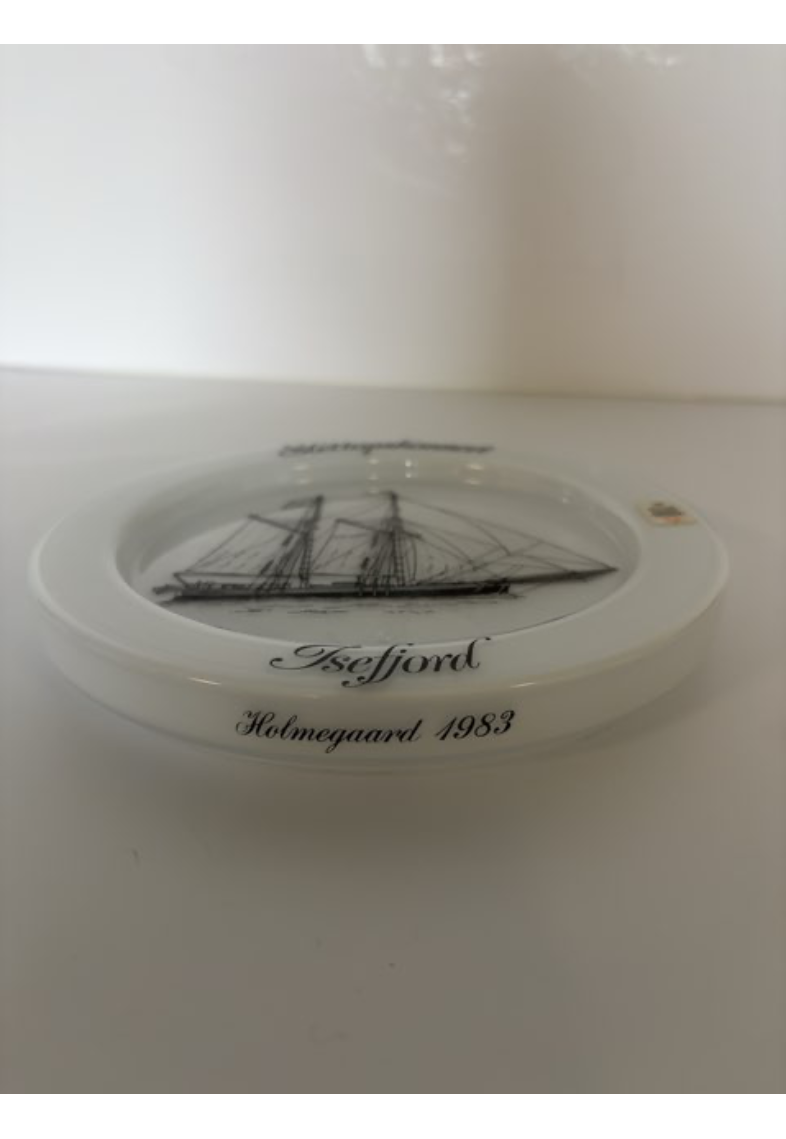 Slettopskonnert Holmegaard tallerken