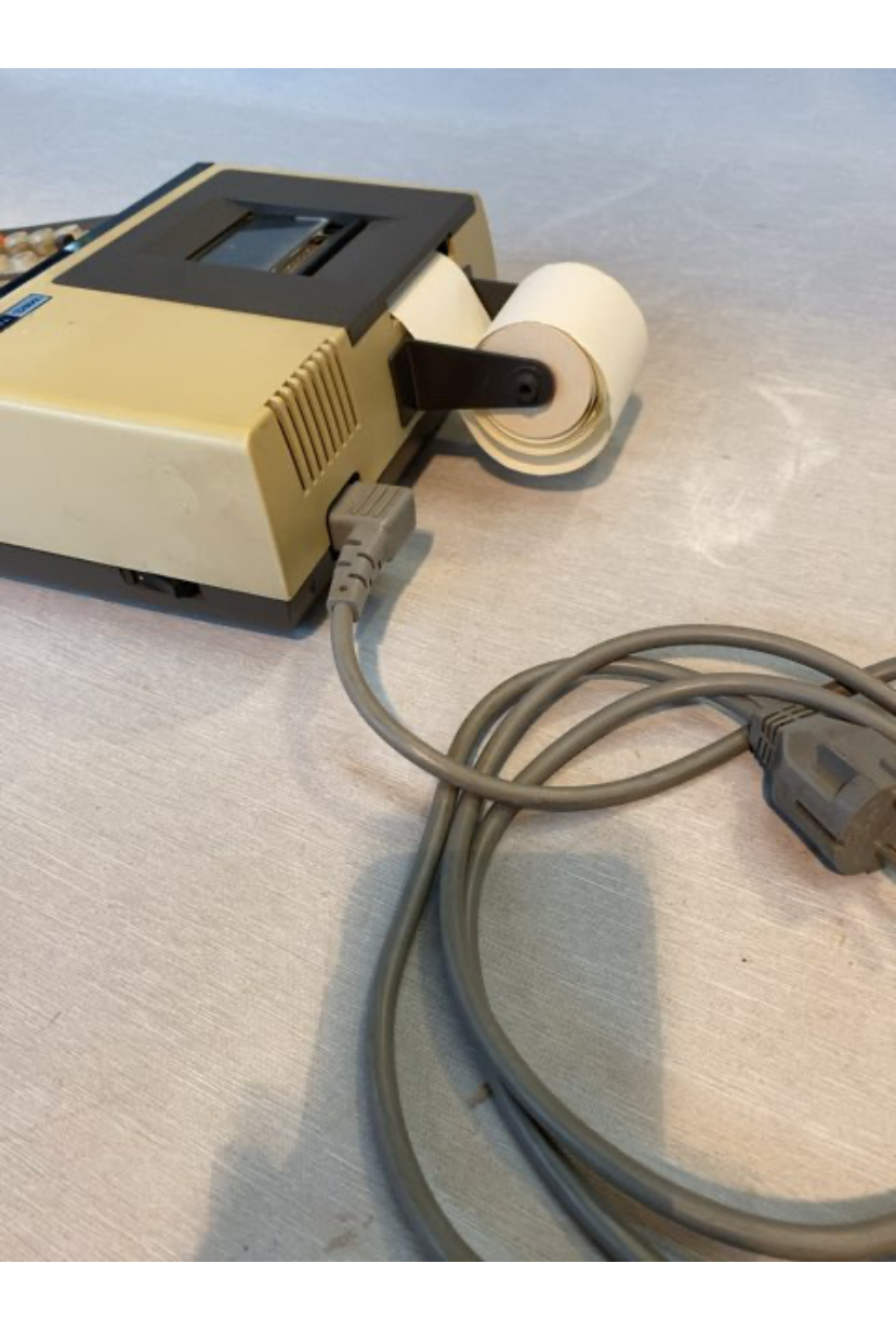 Retro regnemaskine