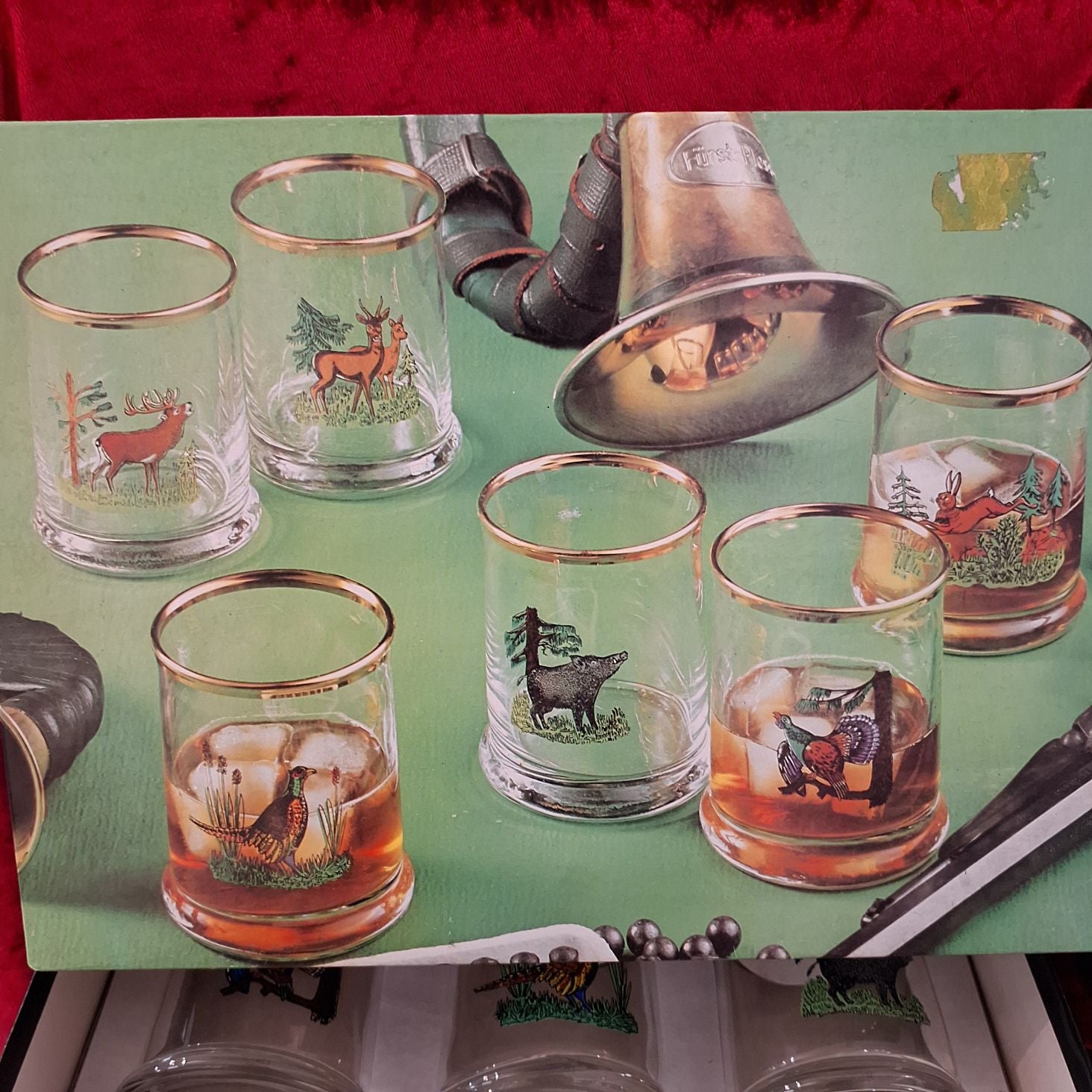 Hubertus - Sæt med 6 whisky glas