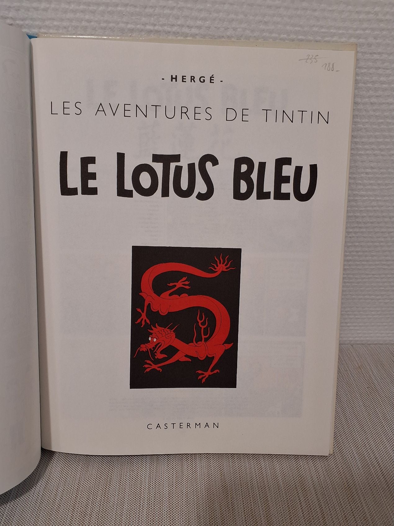 Tintin le lotus bleu