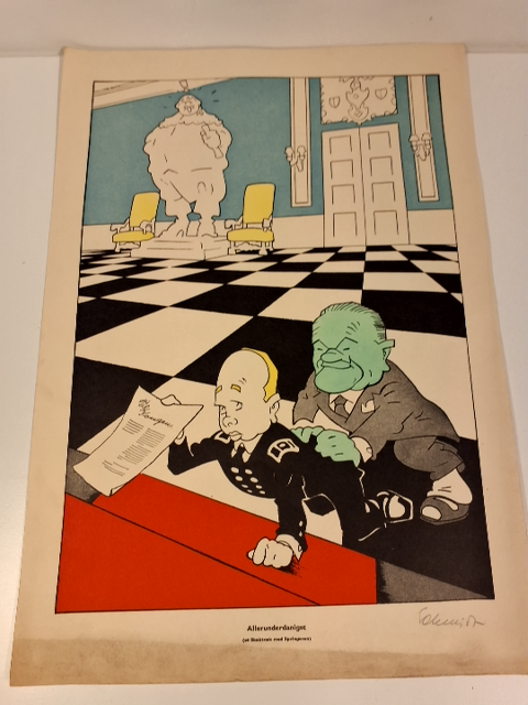 Håndlavet farvetryk fra 1947?