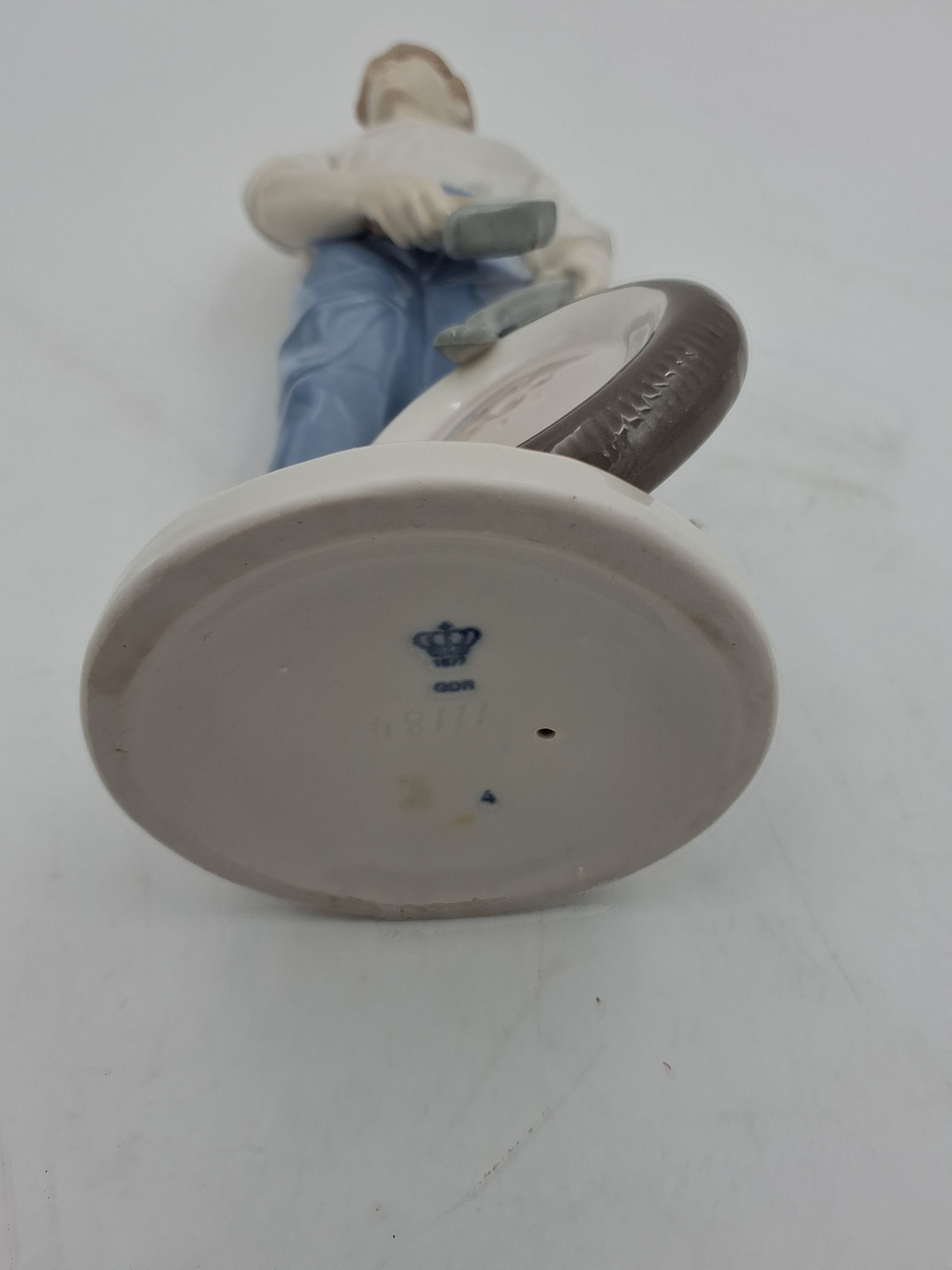 Tysk porcelænsfigur Krone-mekaniker