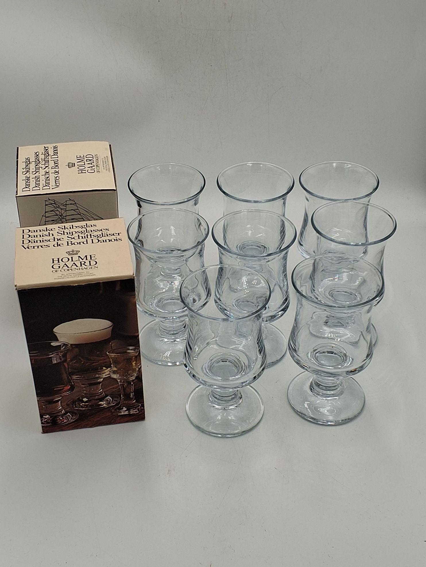 10 stk skibsglas (rød)