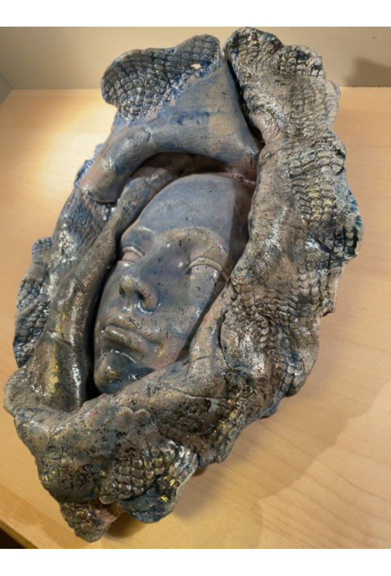 Keramik relief