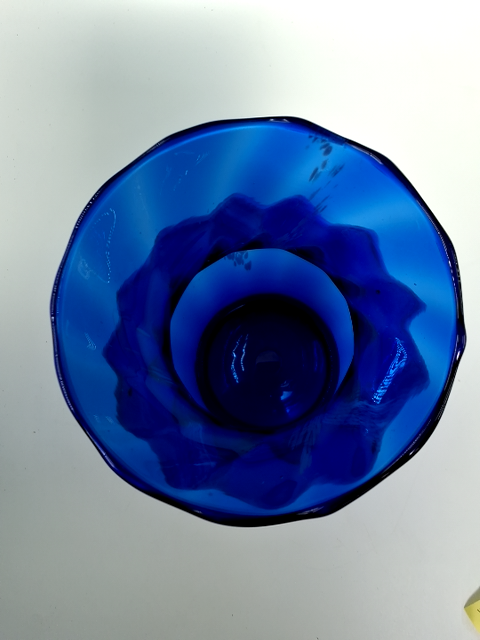 Kobolt blå vase