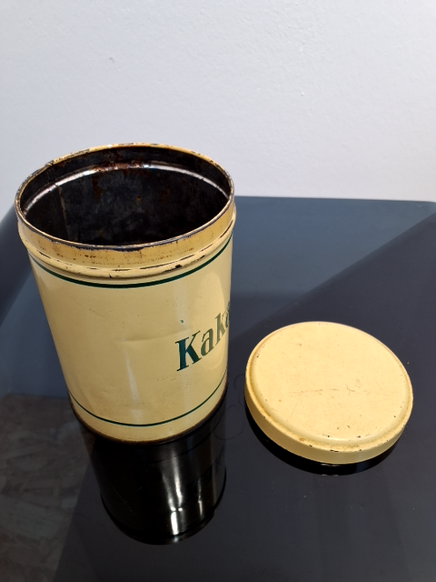 Vintage kakao metaldåse