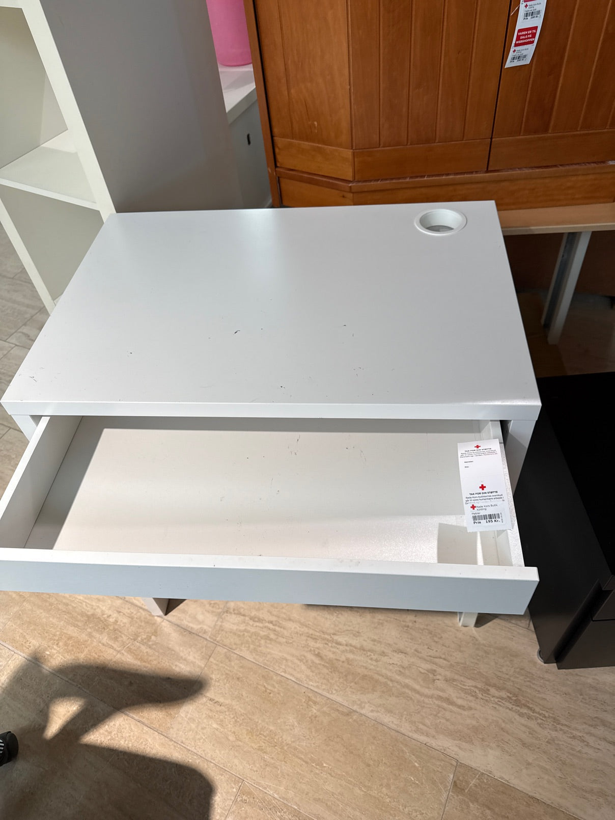 Skrivebord hvid