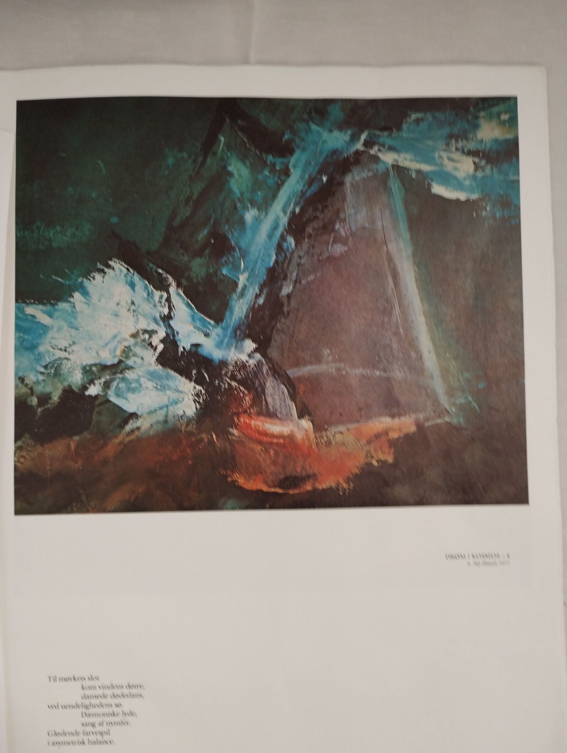 Kunstmappe med 6 stk. tryk af A. Arp Hansen