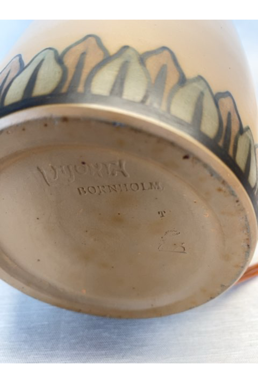 Hjort keramik bordlampe