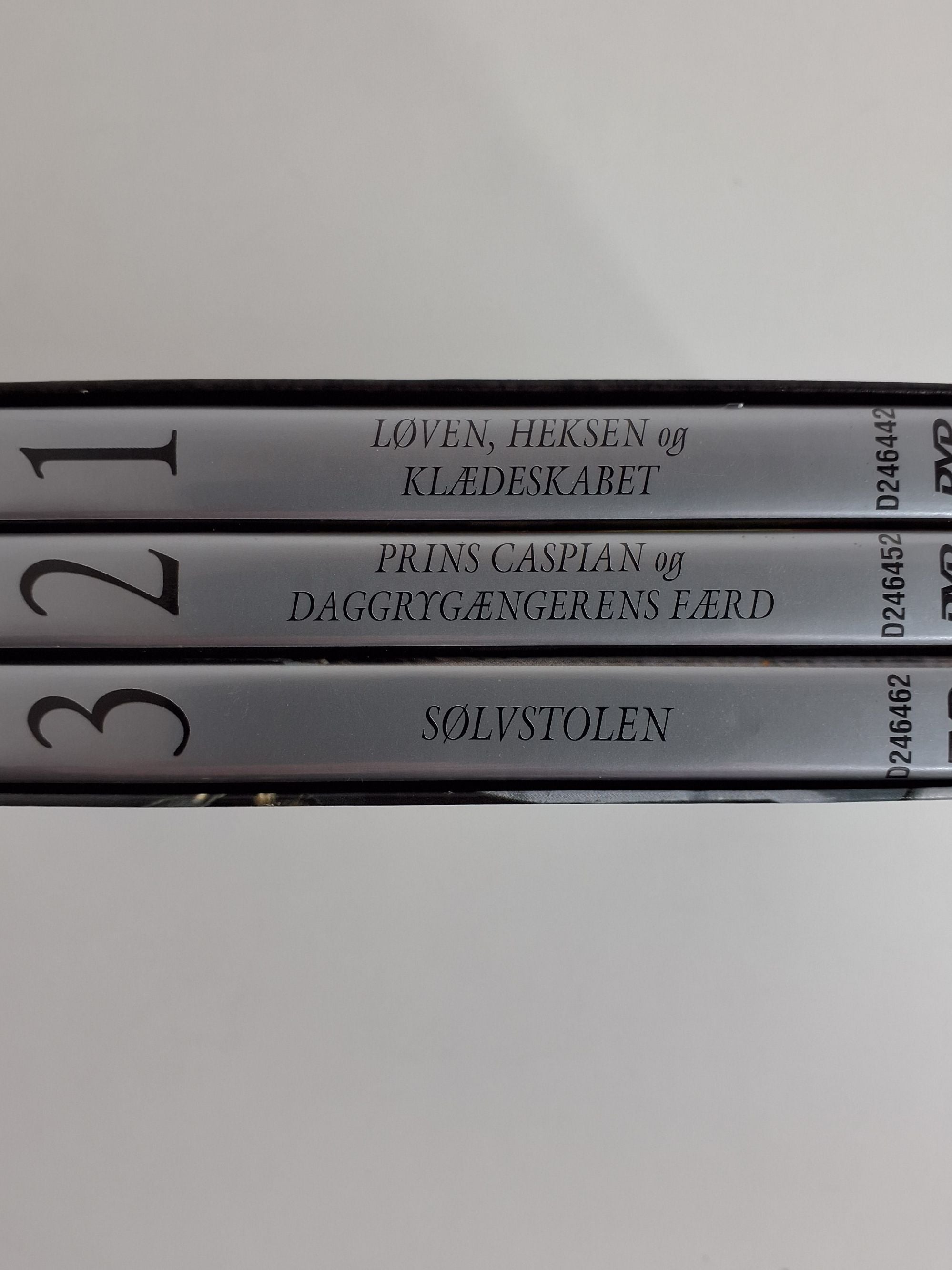 Dvd Narnia trilogien