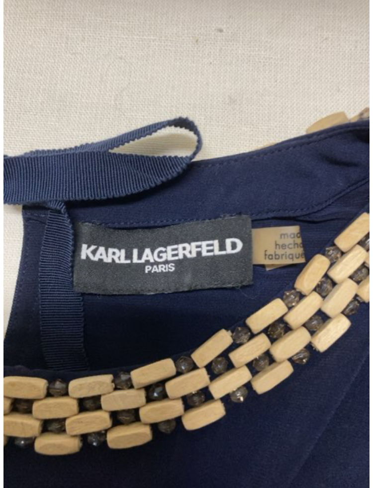 Karl Lagerfeld Top mørkeblå