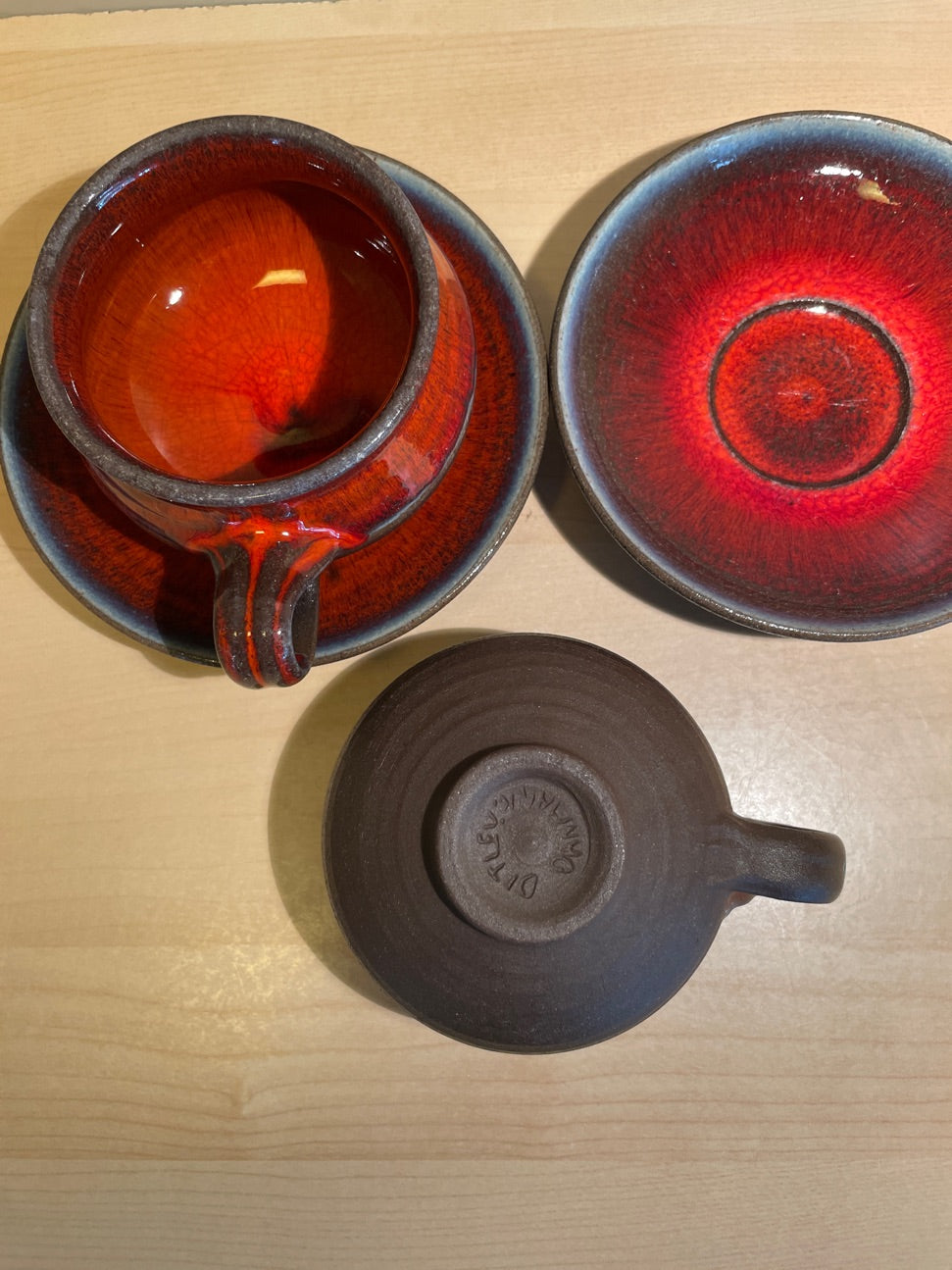 Vintage keramik. Kop og underkop