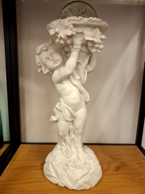 Statue med led-lys