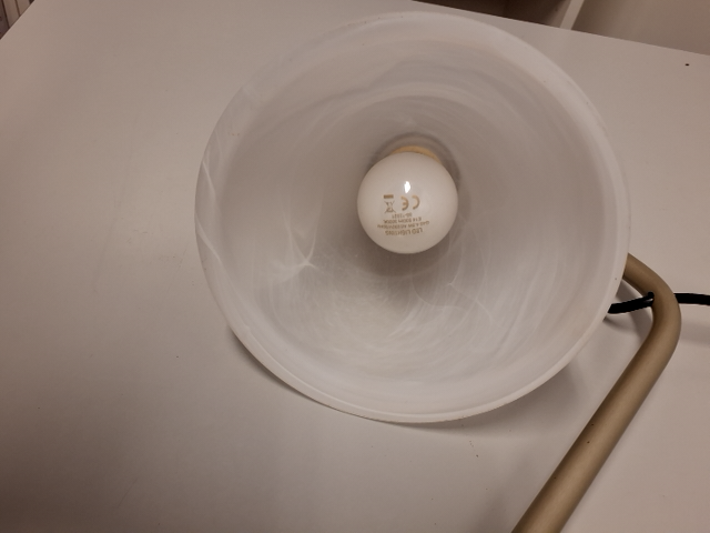 Loftlampe med 2 pendel