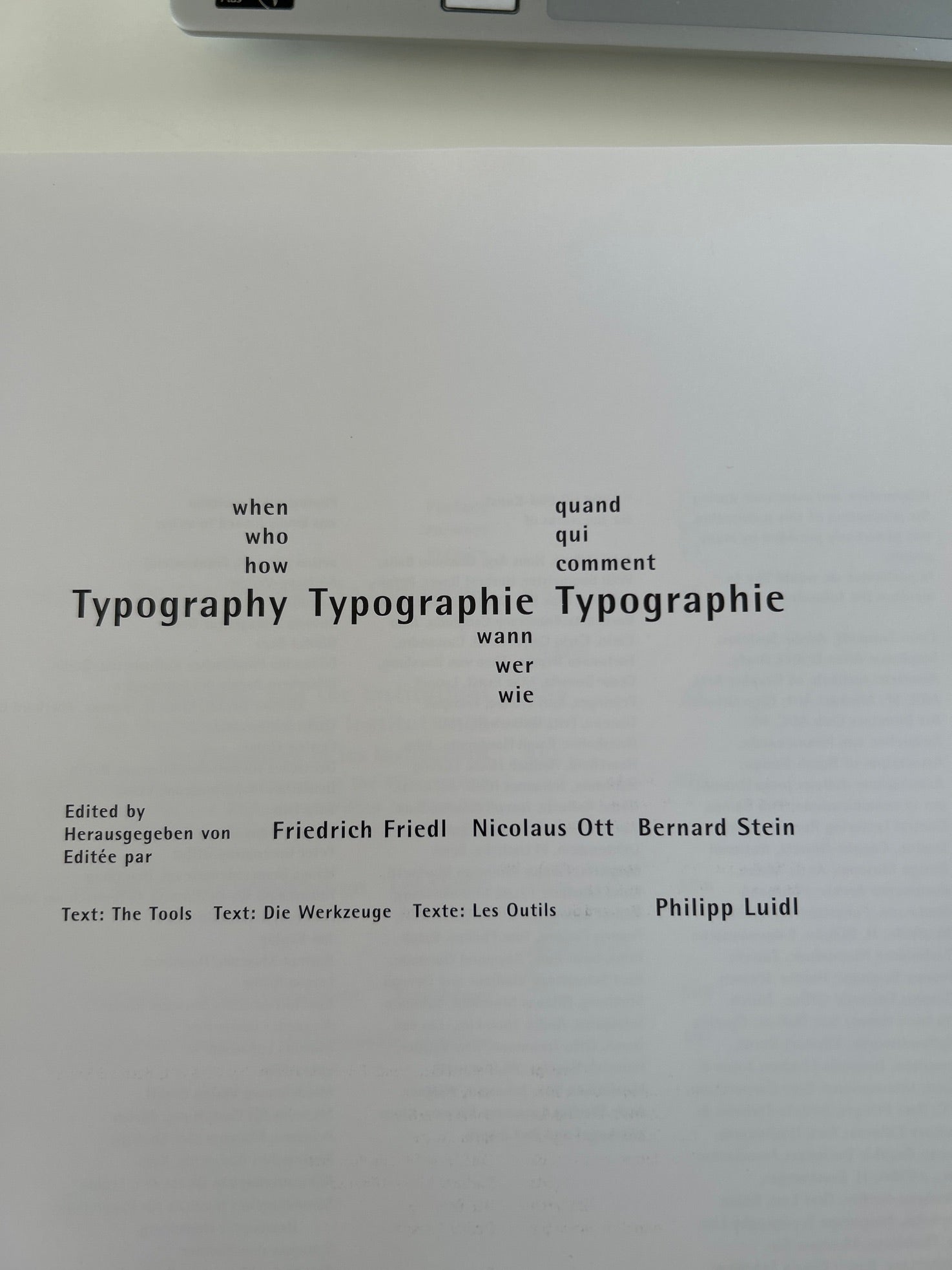 Typography af Friedrich Friedl