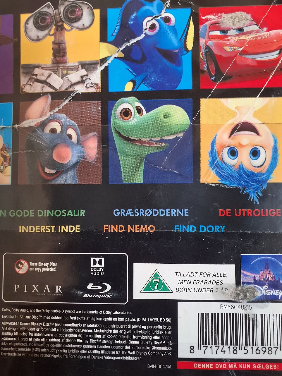Blu-ray 17 Disney Pixar collection