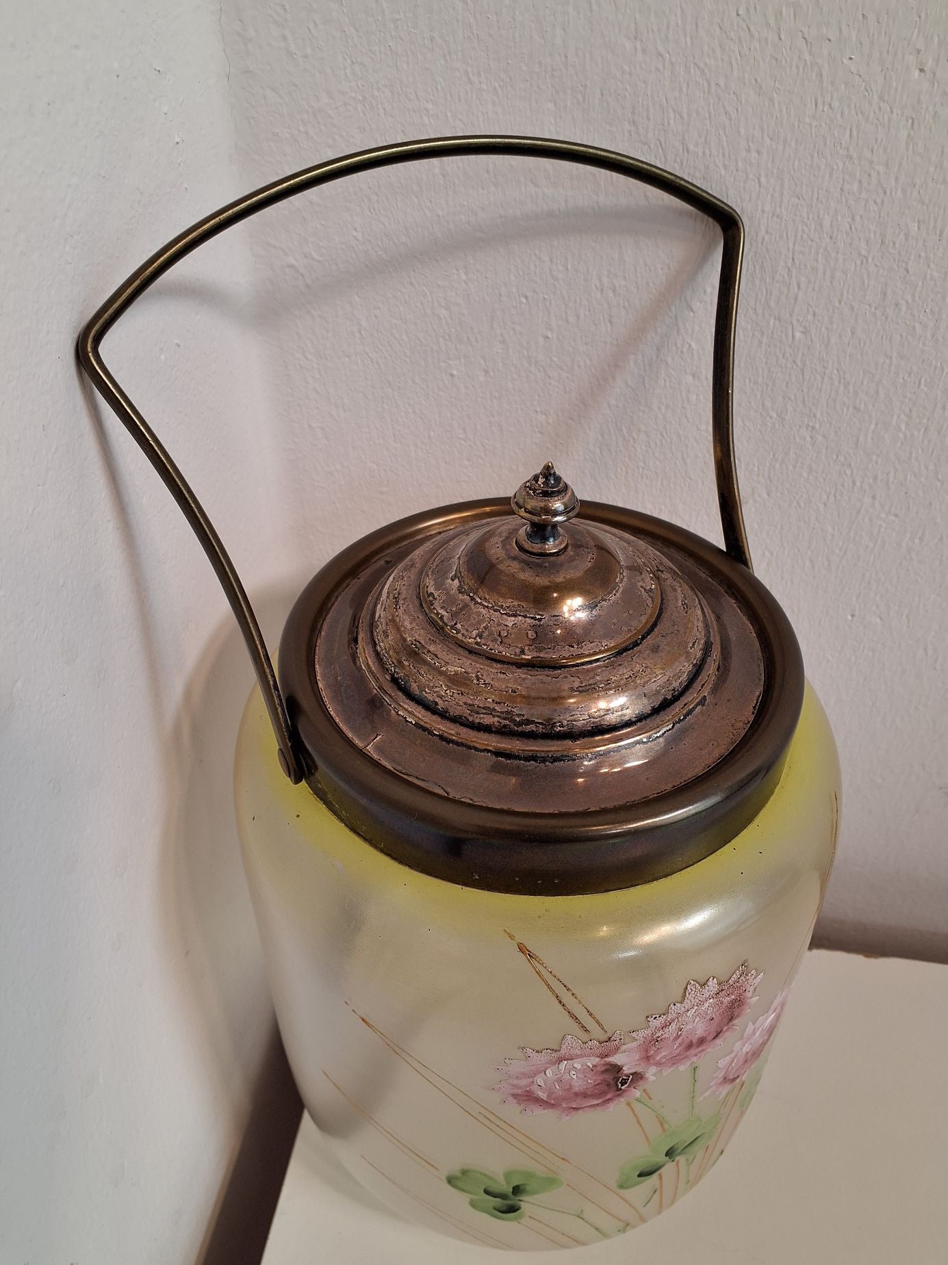 Vintage Kage- kiksespand m låg