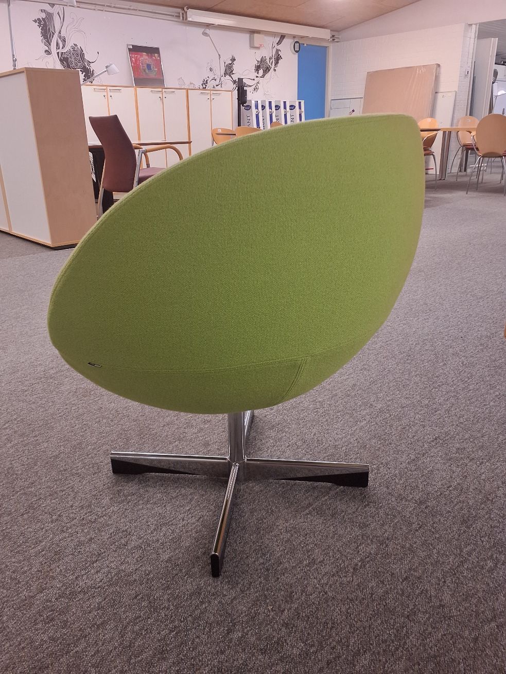 Loungestol Fora Form Planet i limegrøn - 6521