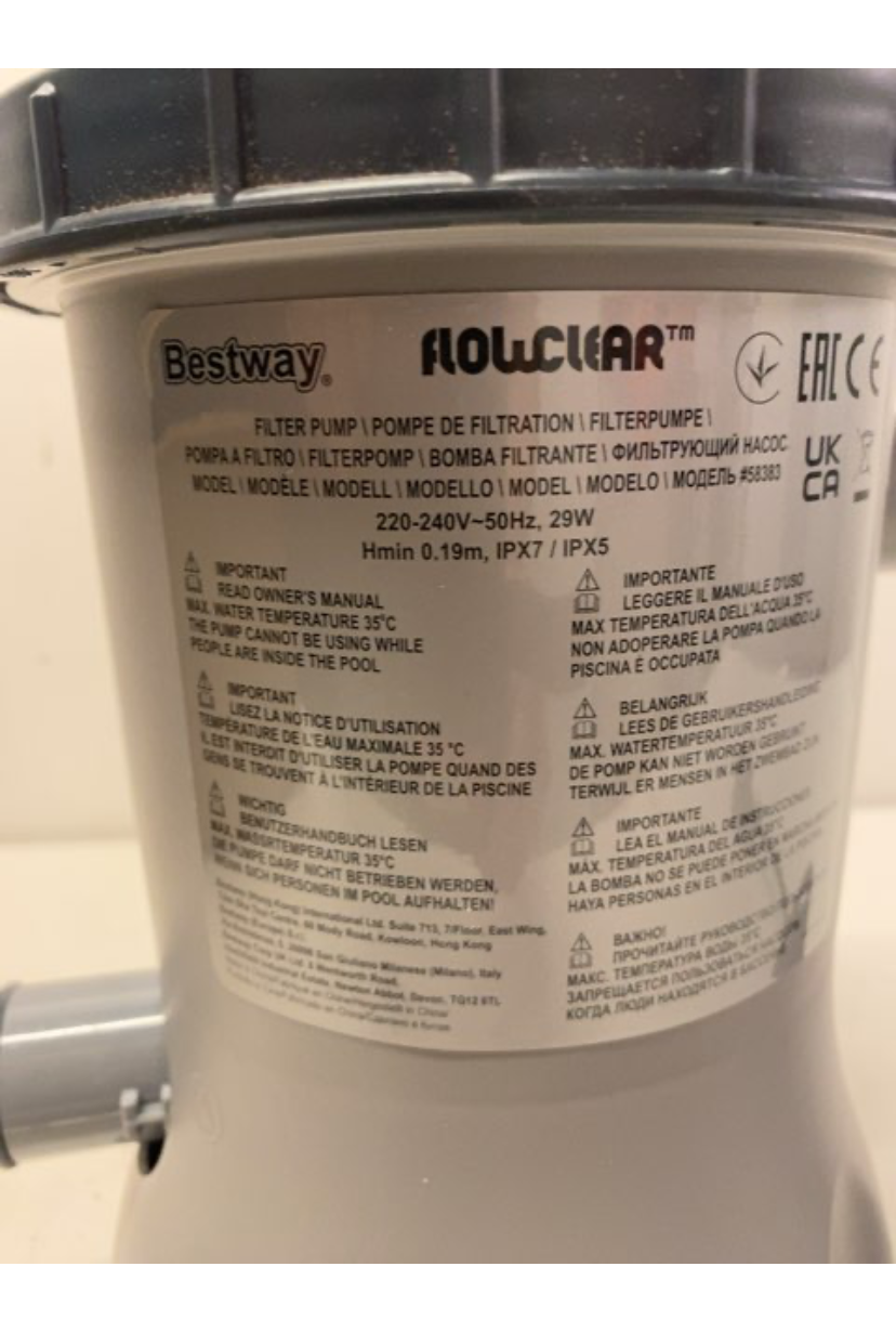 BESTWAY filterpumpe