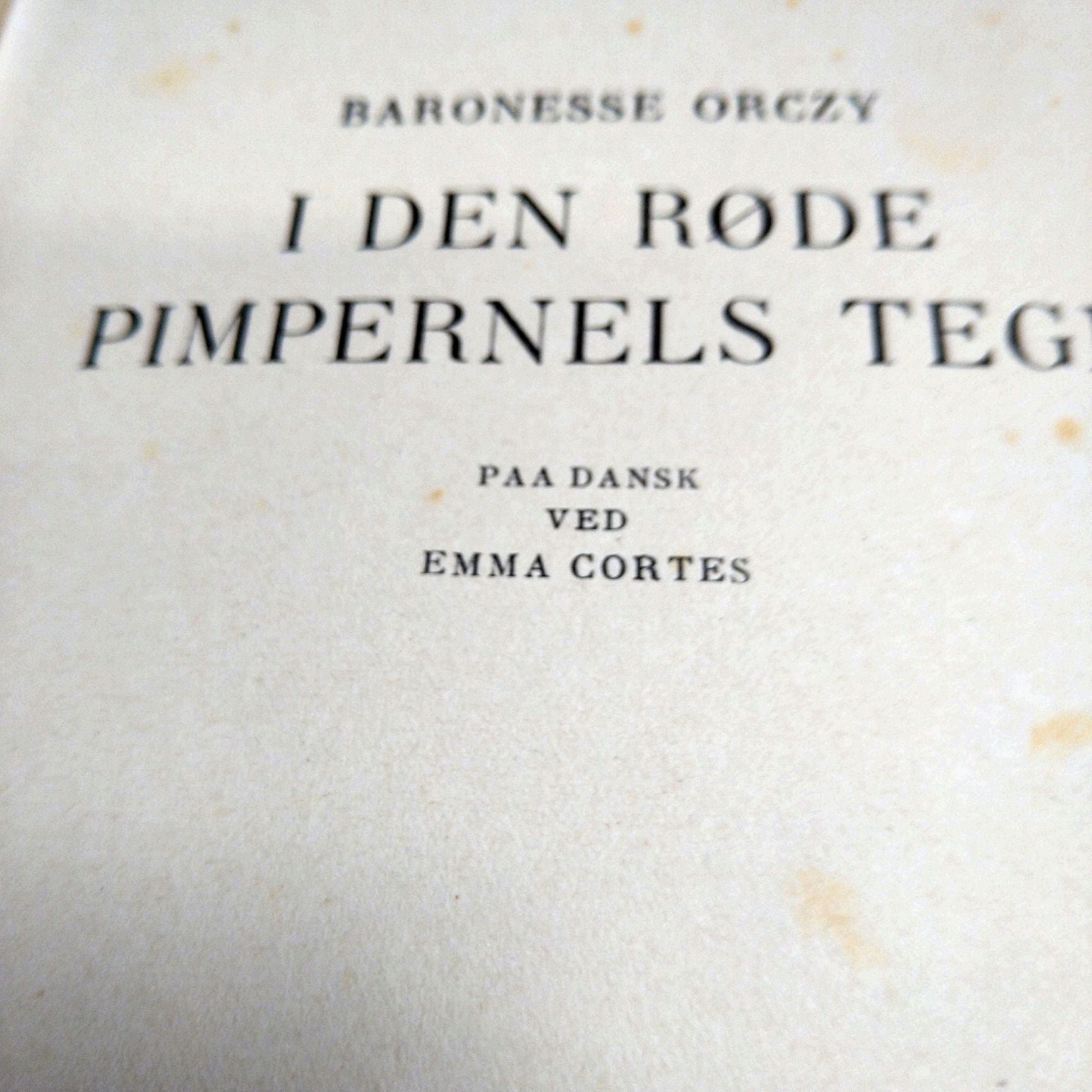 Den røde pimpernel.