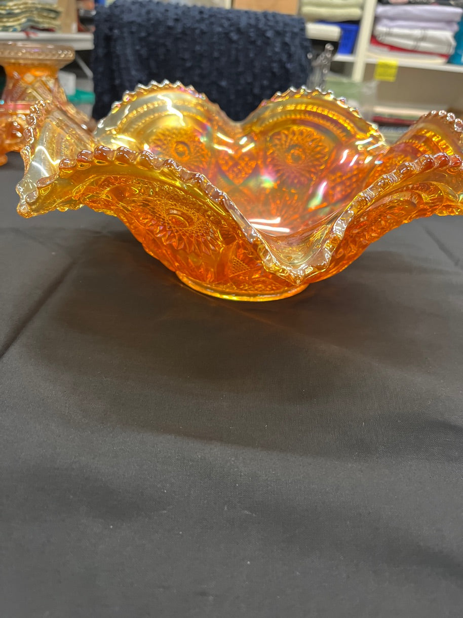 Glas bowle med 5 kopper
