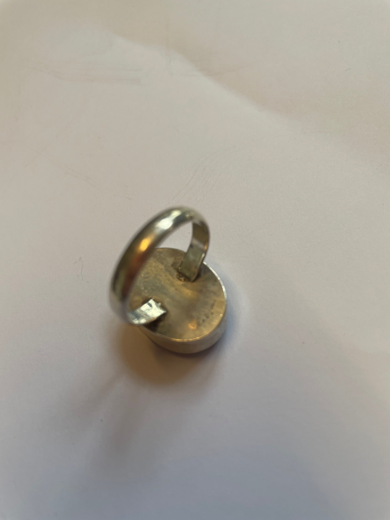 Smykker ring med sten