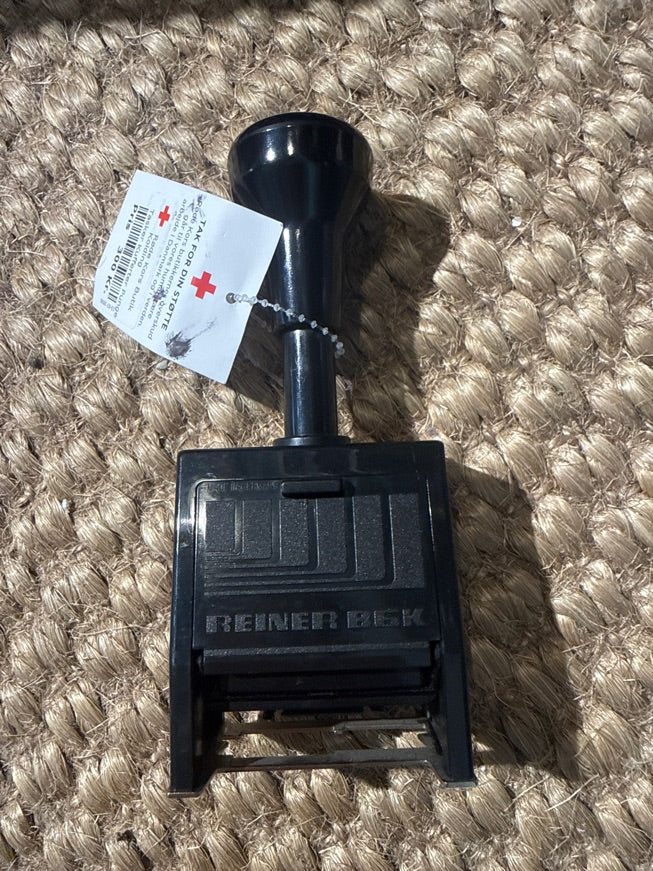 Stempel i sort "Rreiner BGK"