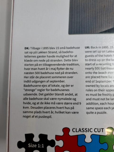 Strandhuse Løkken puslespil
