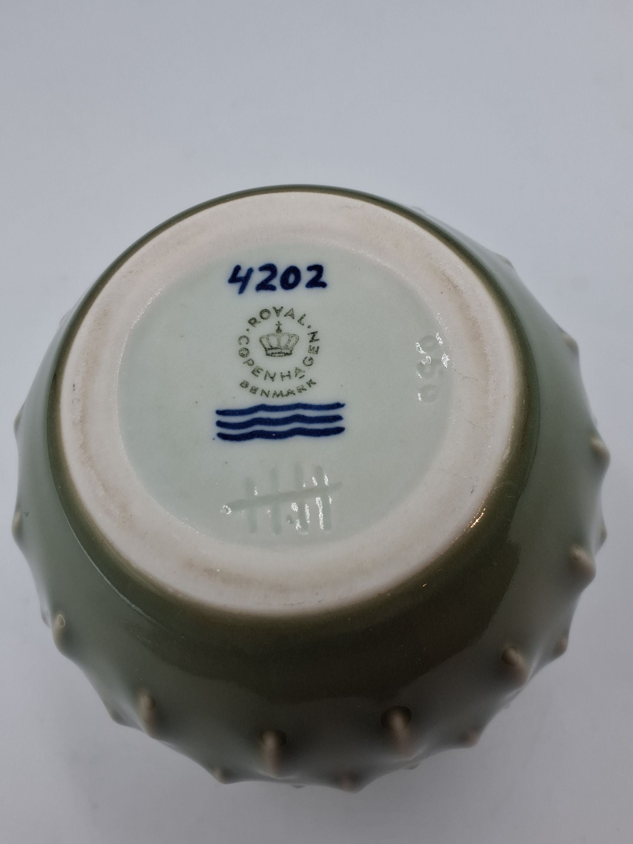 Royal Copenhagen grøn vase