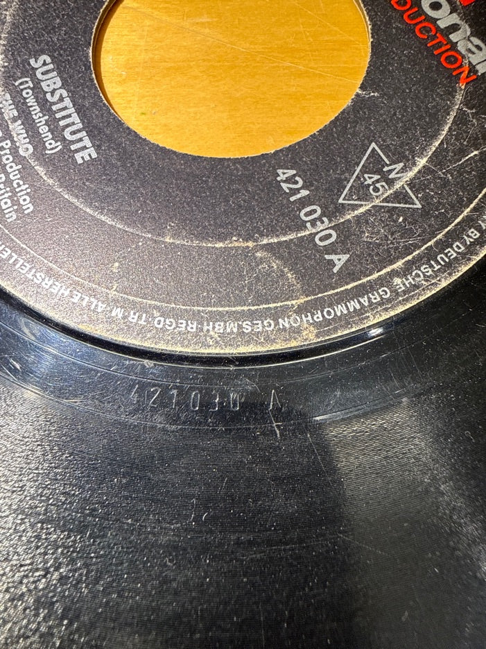 LP - Single The Who, Substitute