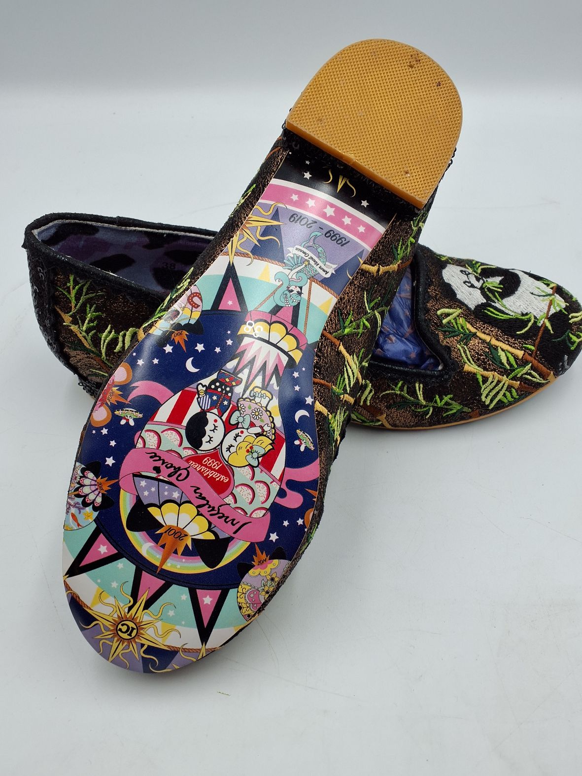 Irregular Choice Panda Pop Loafers