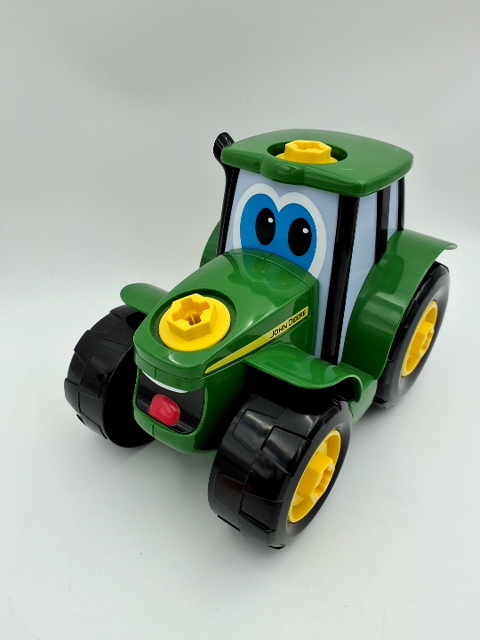 John Deere traktor og skruemaskine