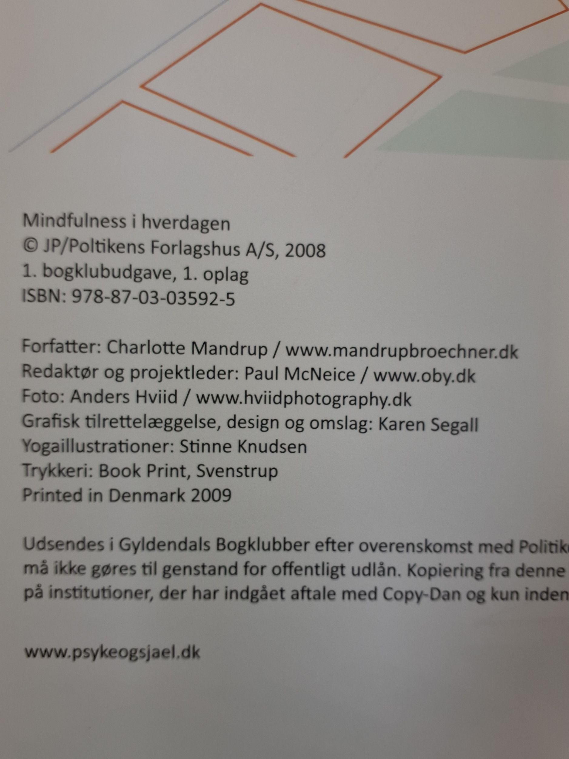 Mindfulness i hverdagen, Charlotte Mandrup
