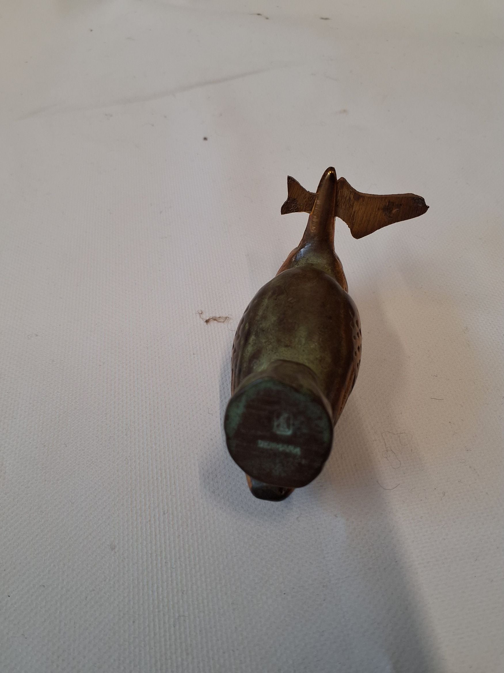 Bronzefigur stemplet "Firkløver" Dansk