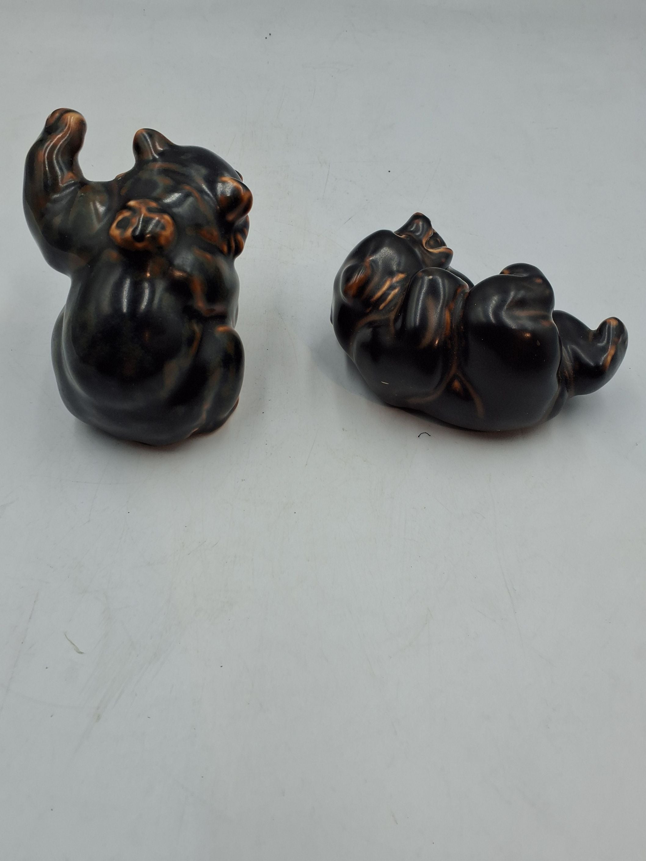 2 bjørnefigurer Royal Copenhagen