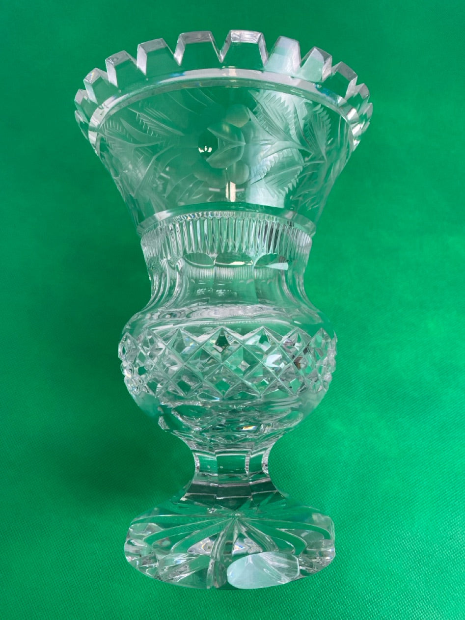 Høj Krystal Vase