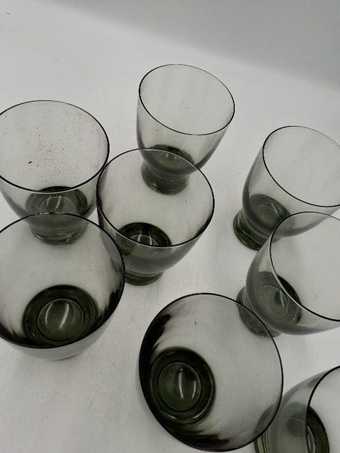 8 stk. glas holmegaard